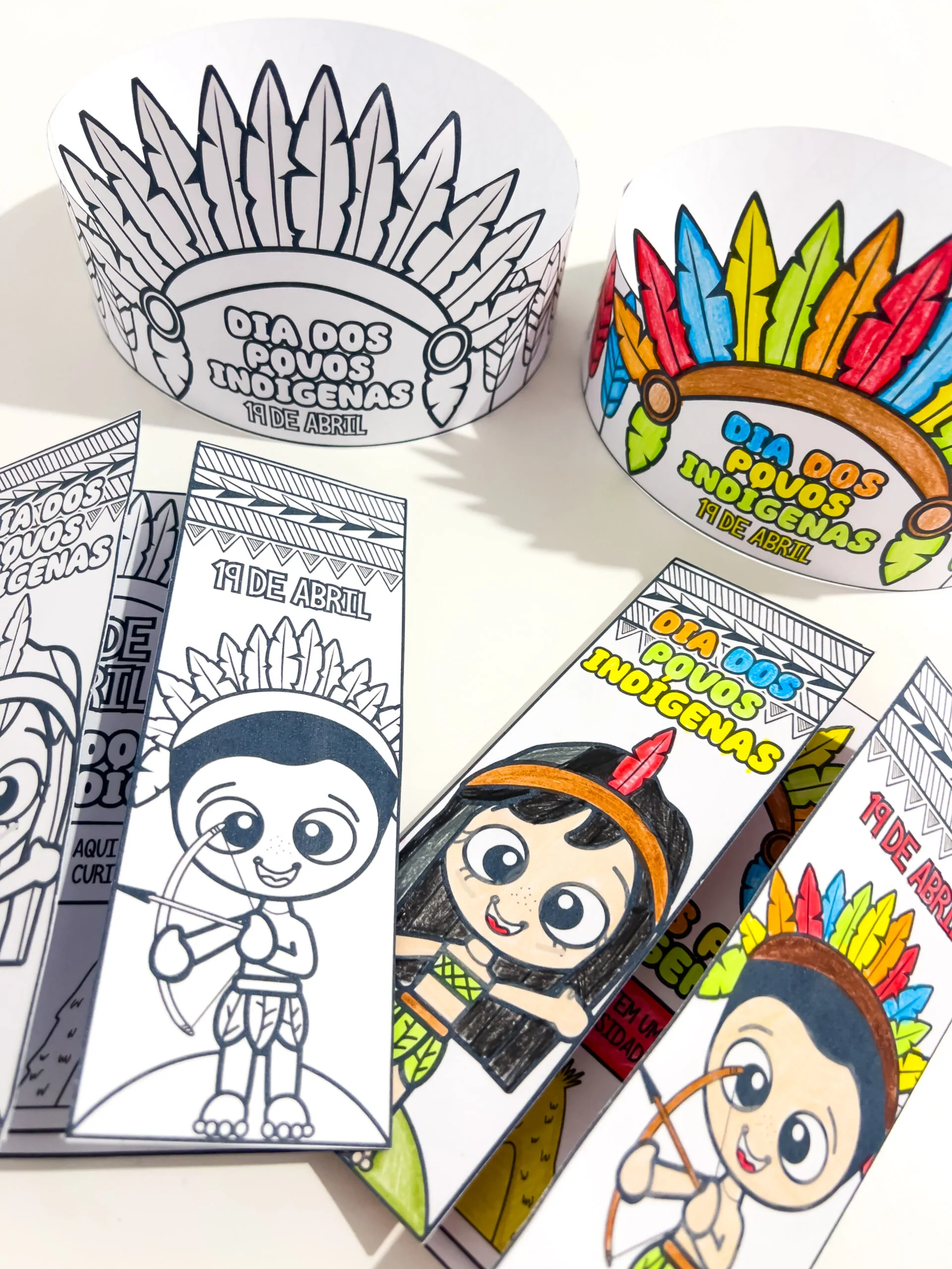 Lapbook + Coroa Dia dos Povos Indígenas - Imagem 2