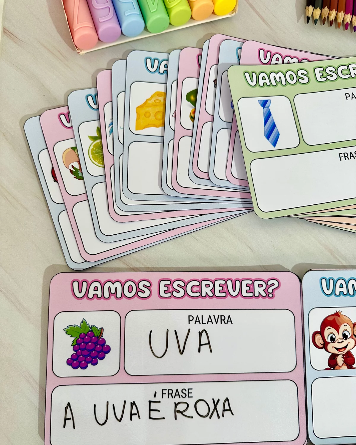 Vamos Escrever – Atividades de Leitura e Escrita com Imagens