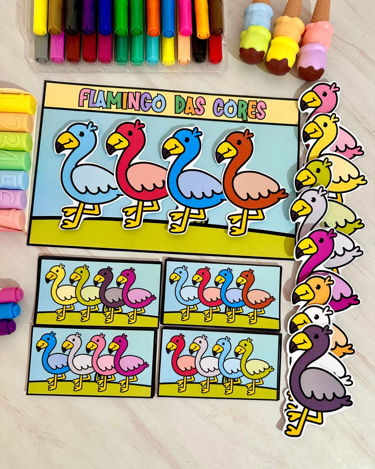 Flamingo das Cores – Um recurso pedagógico encantador - Imagem 10