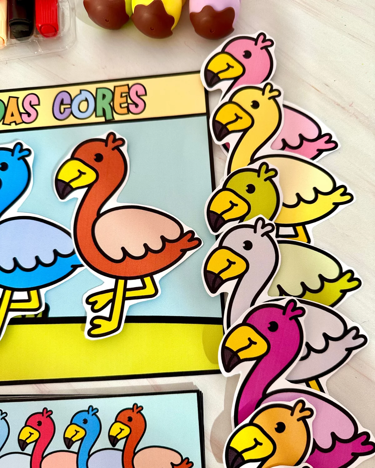 Flamingo das Cores – Um recurso pedagógico encantador - Imagem 4