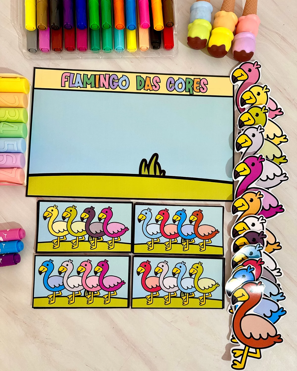 Flamingo das Cores – Um recurso pedagógico encantador - Imagem 7