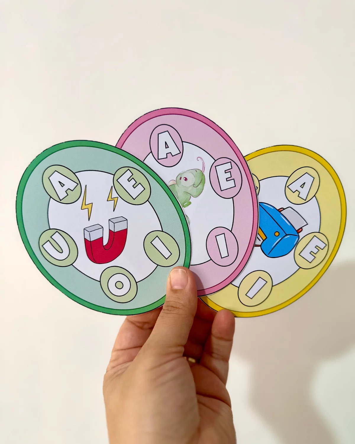 Roda das Vogais – Material Educativo para Educação Especial - Imagem 2