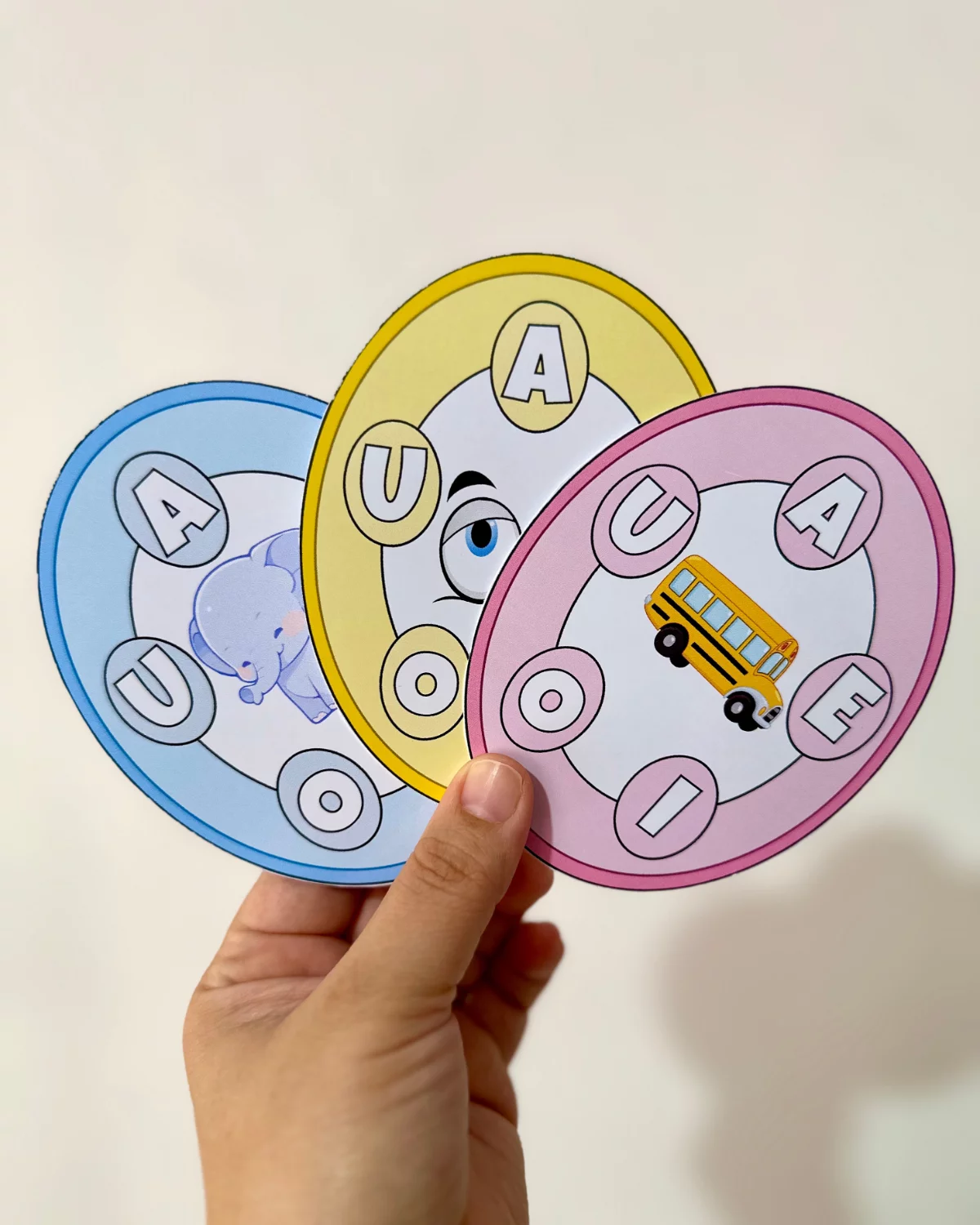 Roda das Vogais – Material Educativo para Educação Especial - Imagem 3