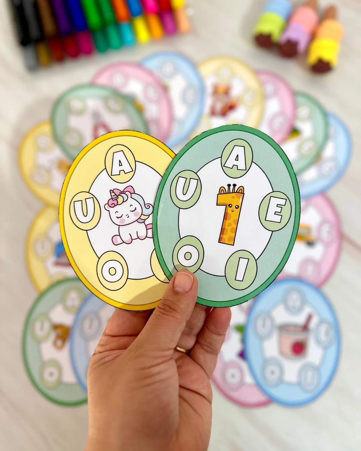 Roda das Vogais – Material Educativo para Educação Especial - Imagem 5