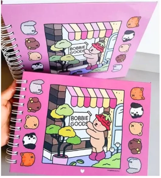 Solte a criatividade com Bobbie Goods para Colorir! 500 Páginas