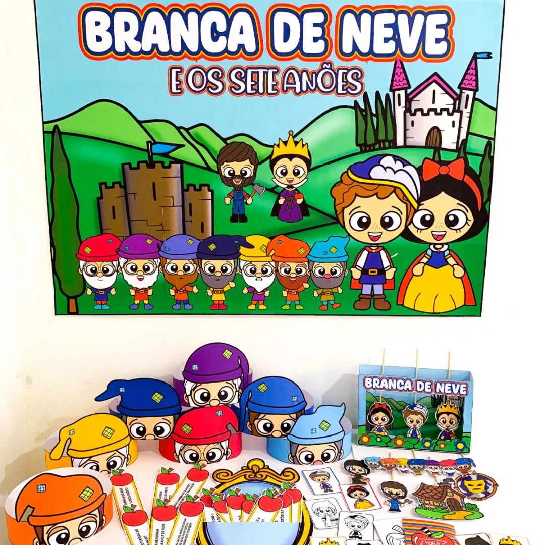 Kit Branca de Neve e os Sete Anões