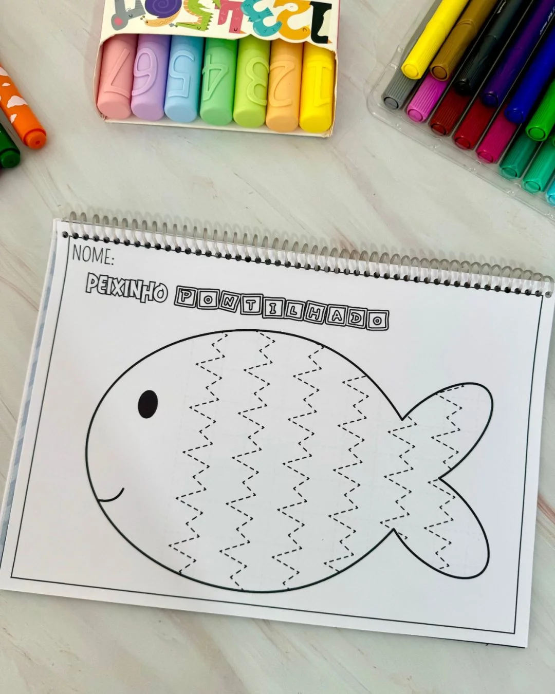 Peixinho Pontilhado — Desenvolva a coordenação motora fina com diversão e aprendizado! - Imagem 11