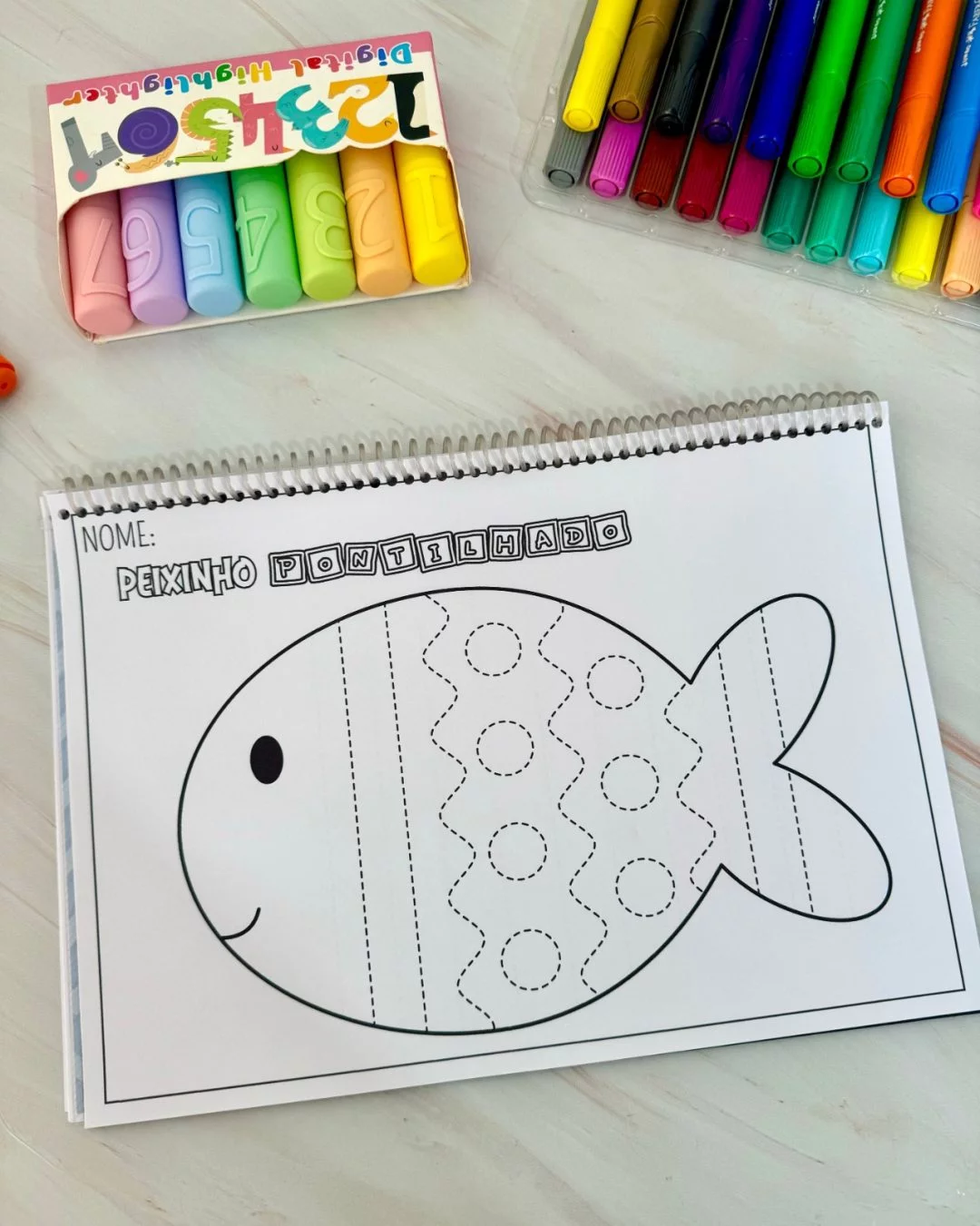 Peixinho Pontilhado — Desenvolva a coordenação motora fina com diversão e aprendizado! - Imagem 9