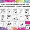 Figurinhas de Incentivo Florks Divertidas
