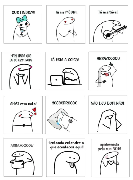 Figurinhas de Incentivo Florks Divertidas - Imagem 2