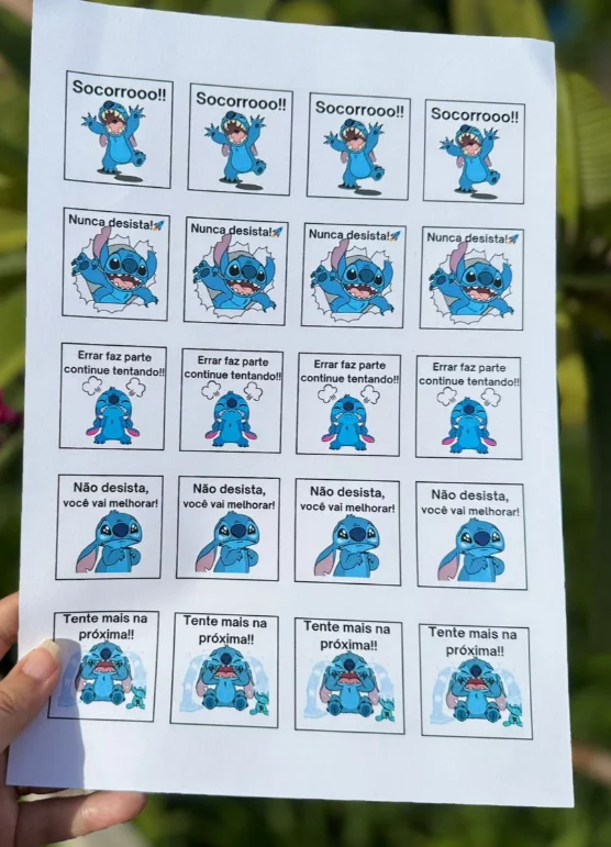 Figurinhas de Incentivo Stitch - Imagem 3