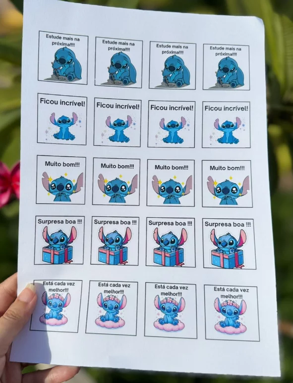 Figurinhas de Incentivo Stitch - Imagem 4