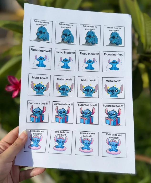 Figurinhas de Incentivo Stitch - Imagem 5