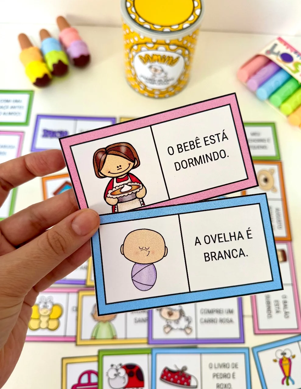 Dominó de Frases – Sílabas Complexas - Imagem 5