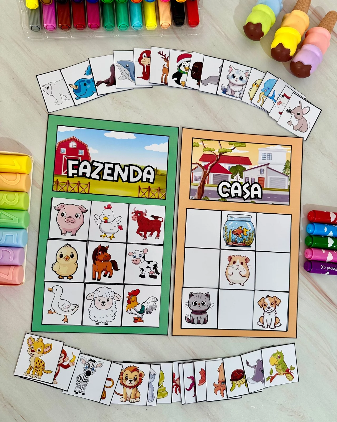 Casinhas dos Animais – Recurso Educacional - Imagem 3