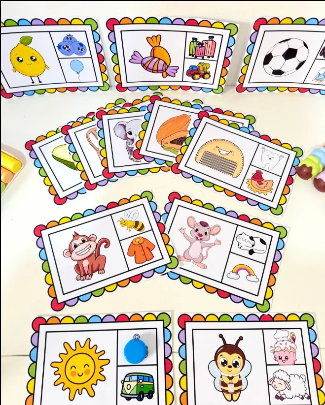 Fichas de Rimas – Aprender brincando com ritmo e som! - Imagem 3