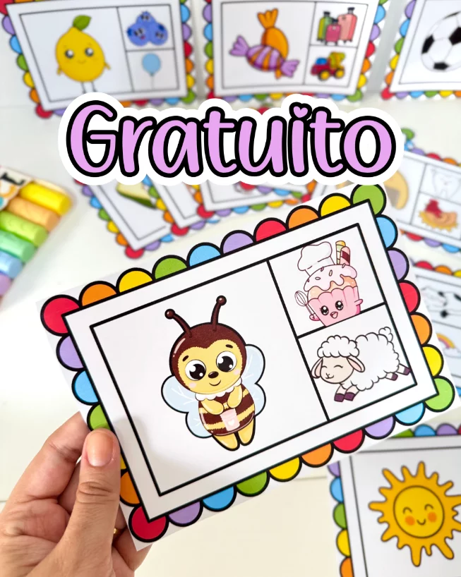Fichas de Rimas – Aprender brincando com ritmo e som!