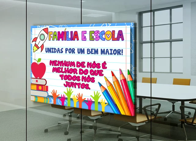 Kit 2 Painéis Família na Escola - Imagem 9