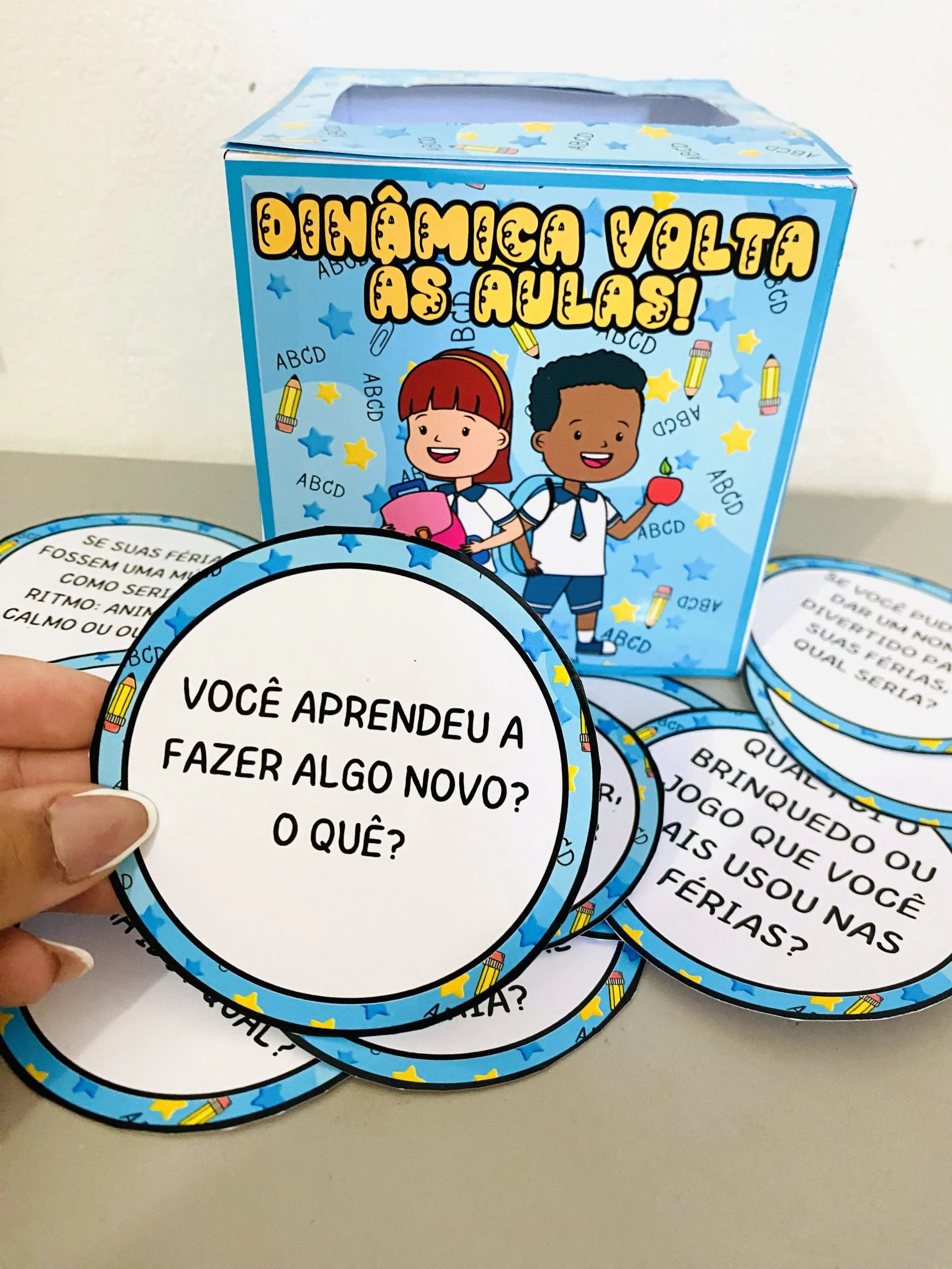 Dinâmica Volta às Aulas – Férias com Histórias!