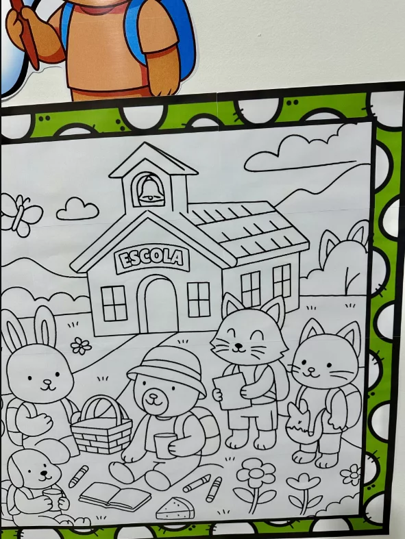 Painel para Colorir – Volta às Aulas! - Imagem 4