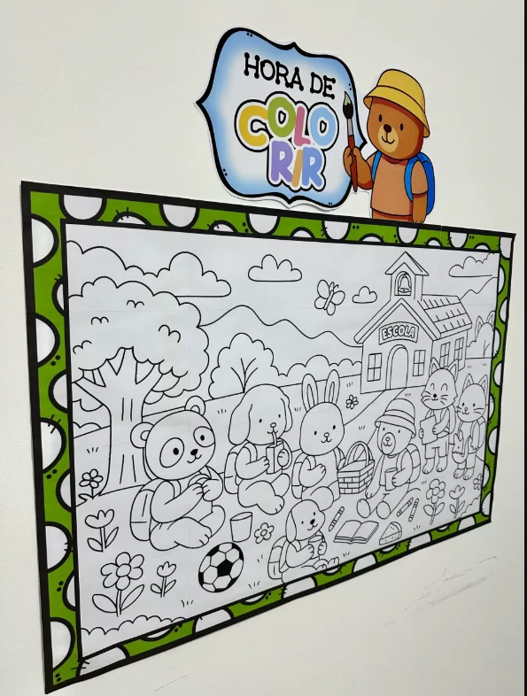 Painel para Colorir – Volta às Aulas! - Imagem 3