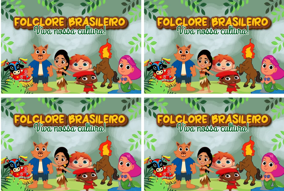 Kit Painel Folclore Floresta - Imagem 3