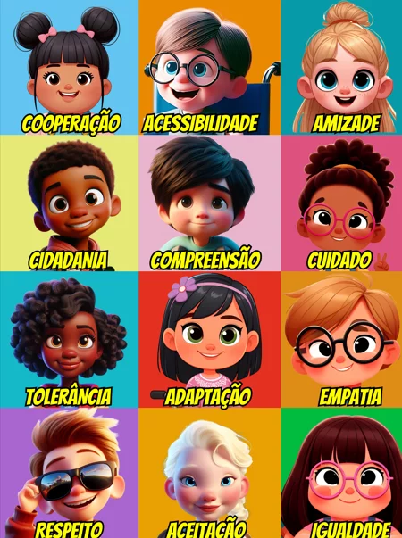 Kit Painel Inclusão – Valorizando Cada Singularidade - Imagem 2