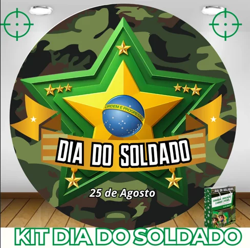 Kit 3 Painéis Dia do Soldado – Diversão, Patriotismo e Aprendizado!