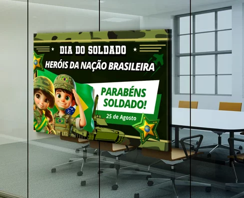 Kit 3 Painéis Dia do Soldado – Diversão, Patriotismo e Aprendizado! - Imagem 7