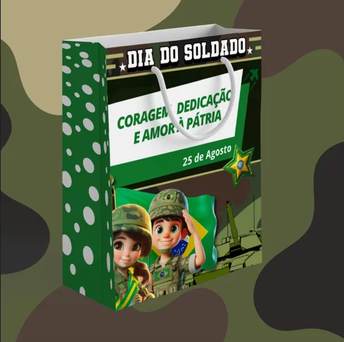 Kit 3 Painéis Dia do Soldado – Diversão, Patriotismo e Aprendizado! - Imagem 6