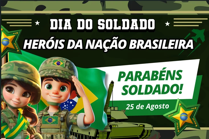 Kit 3 Painéis Dia do Soldado – Diversão, Patriotismo e Aprendizado! - Imagem 3