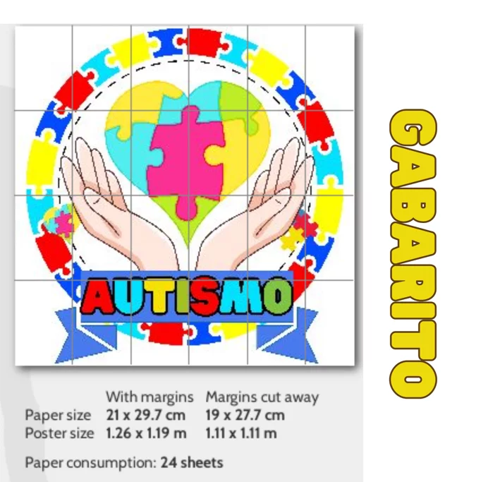 Kit Completo Dia Mundial da Conscientização do Autismo! - Imagem 4