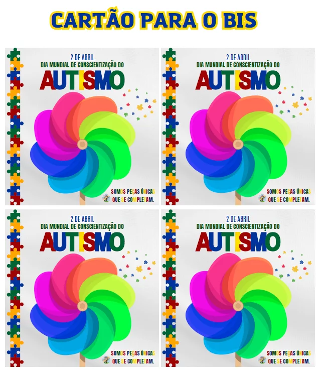 Kit dia do Autismo Peças Únicas - Imagem 6