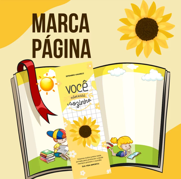💛 Kit Setembro Amarelo: Educar é Cuidar da Vida! - Imagem 13