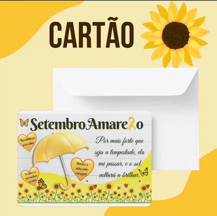💛 Kit Setembro Amarelo: Educar é Cuidar da Vida! - Imagem 10