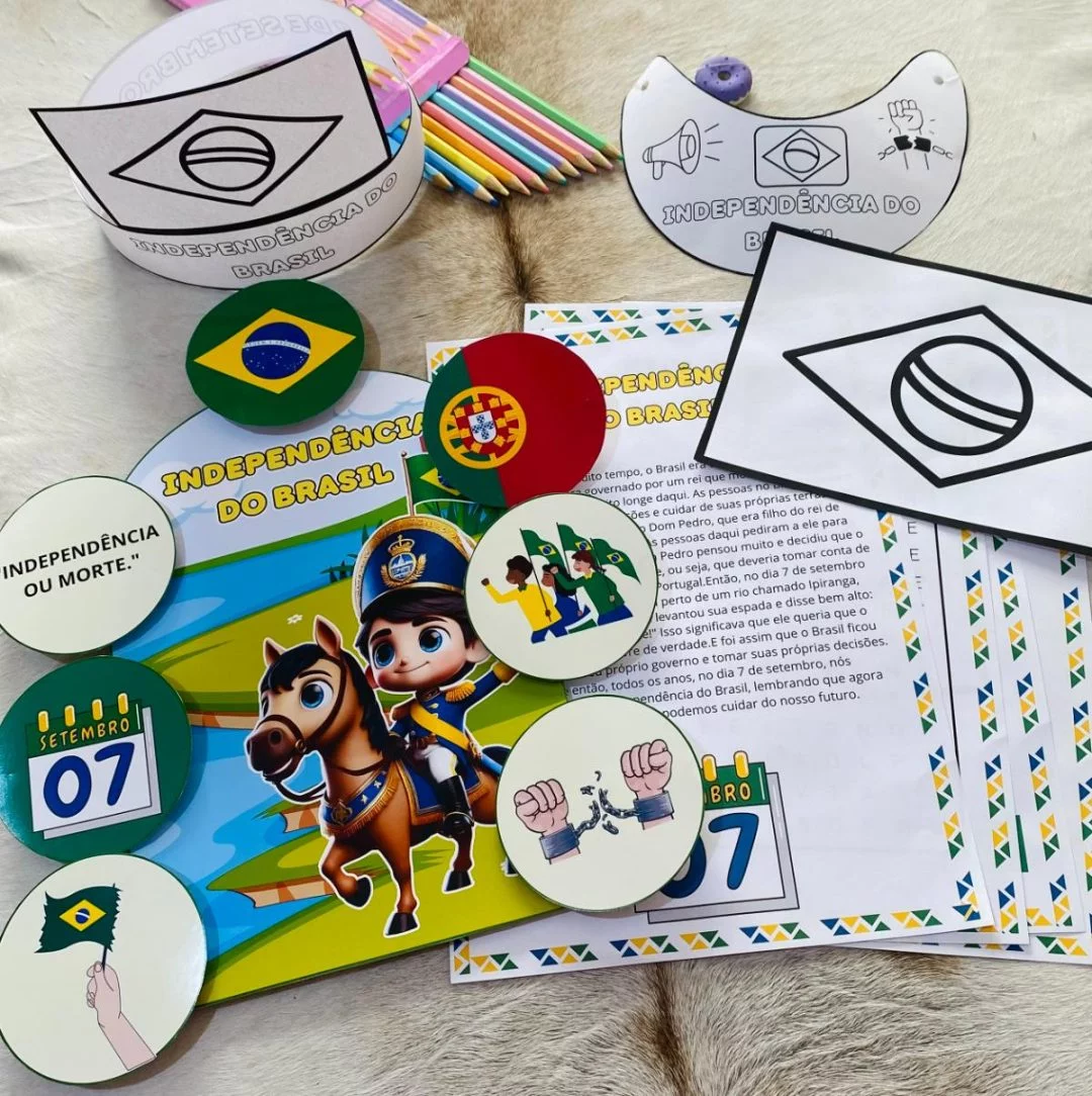 Kit Independência do Brasil – Atividades Lúdicas e Educativas - Imagem 4