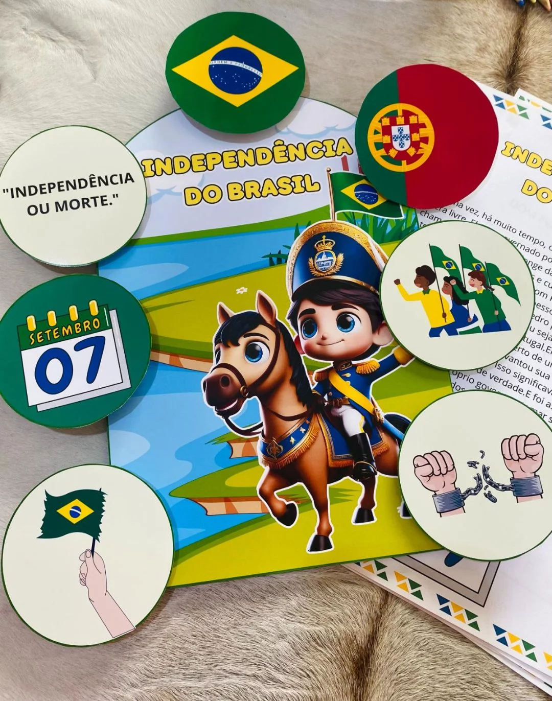 Kit Independência do Brasil – Atividades Lúdicas e Educativas - Imagem 3