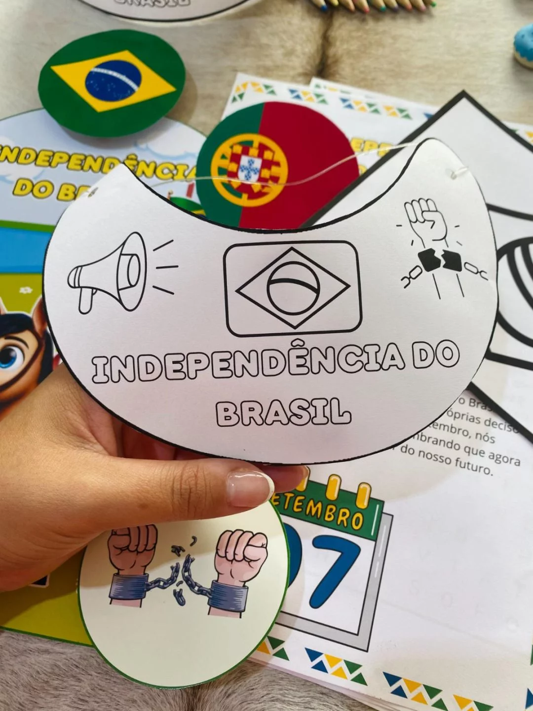 Kit Independência do Brasil – Atividades Lúdicas e Educativas - Imagem 11