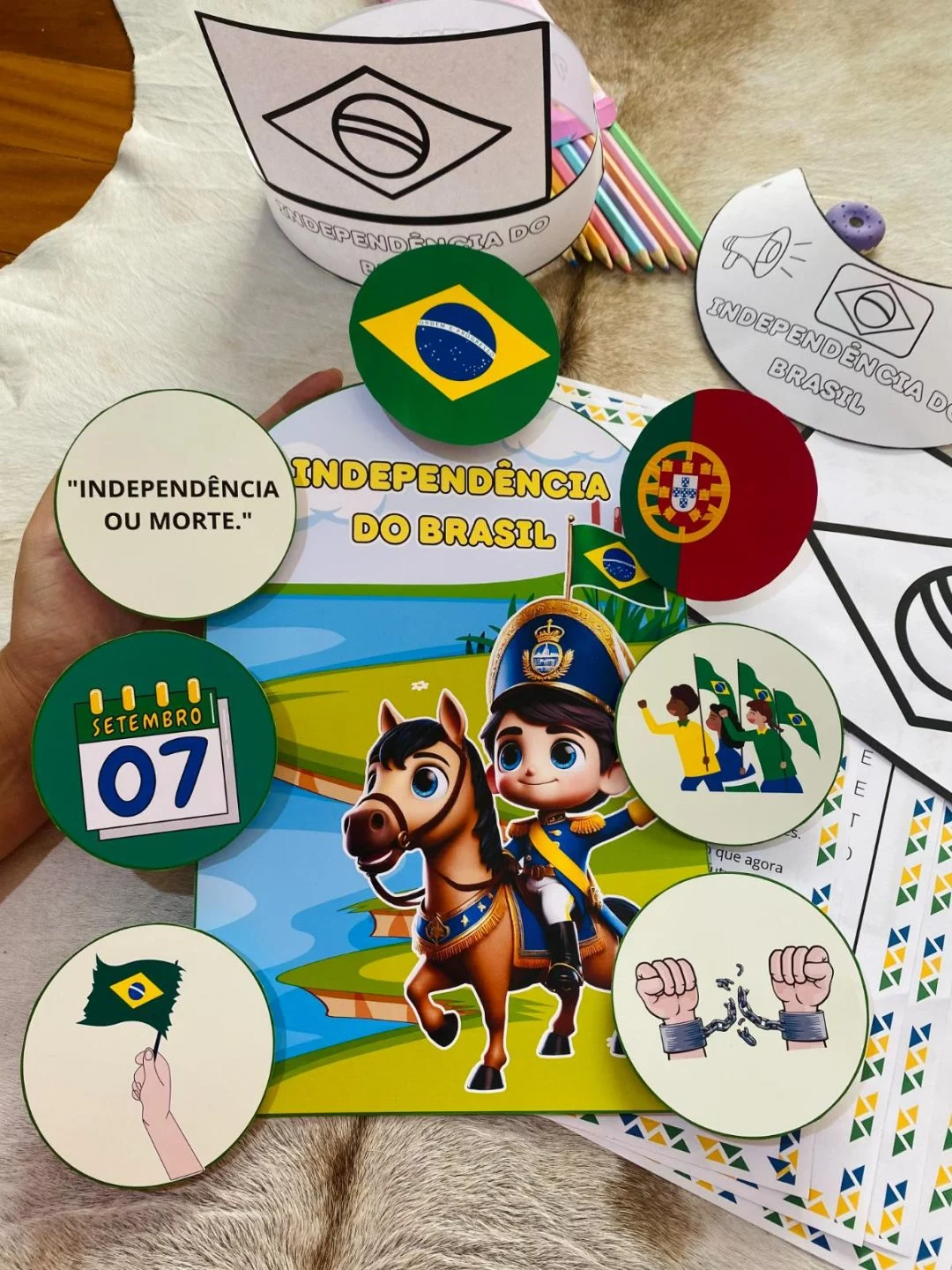 Kit Independência do Brasil – Atividades Lúdicas e Educativas - Imagem 10
