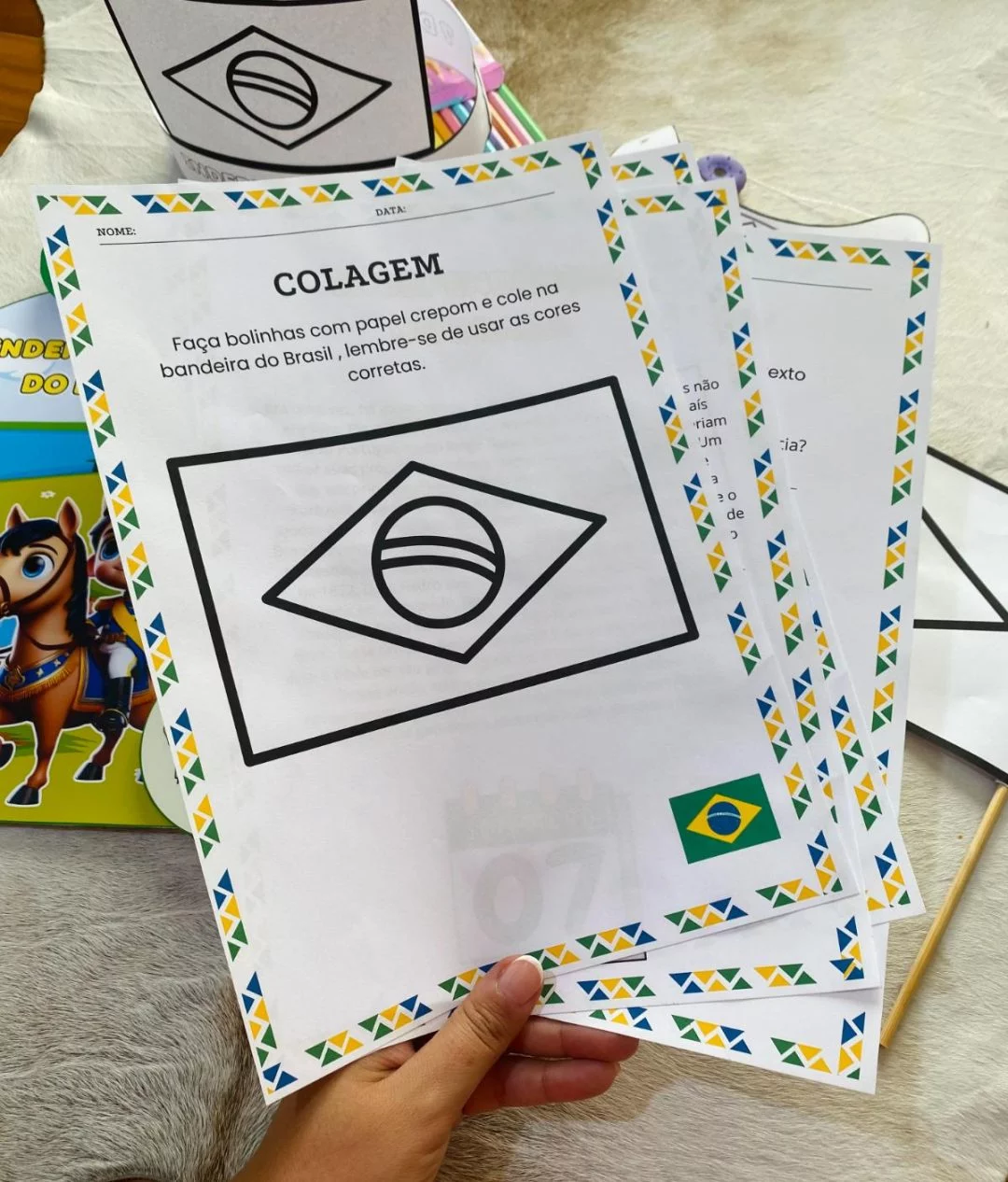 Kit Independência do Brasil – Atividades Lúdicas e Educativas - Imagem 9