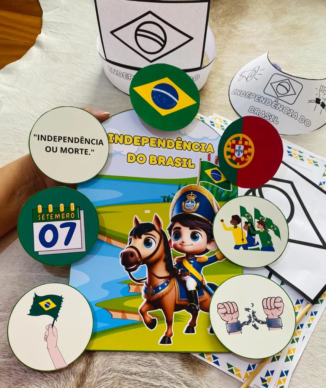 Kit Independência do Brasil – Atividades Lúdicas e Educativas - Imagem 8