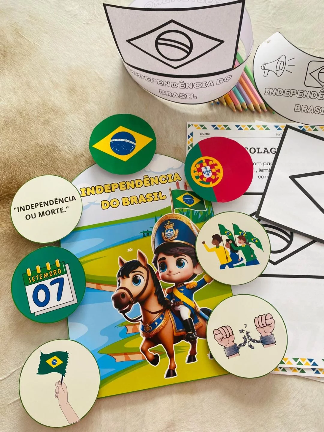 Kit Independência do Brasil – Atividades Lúdicas e Educativas - Imagem 6