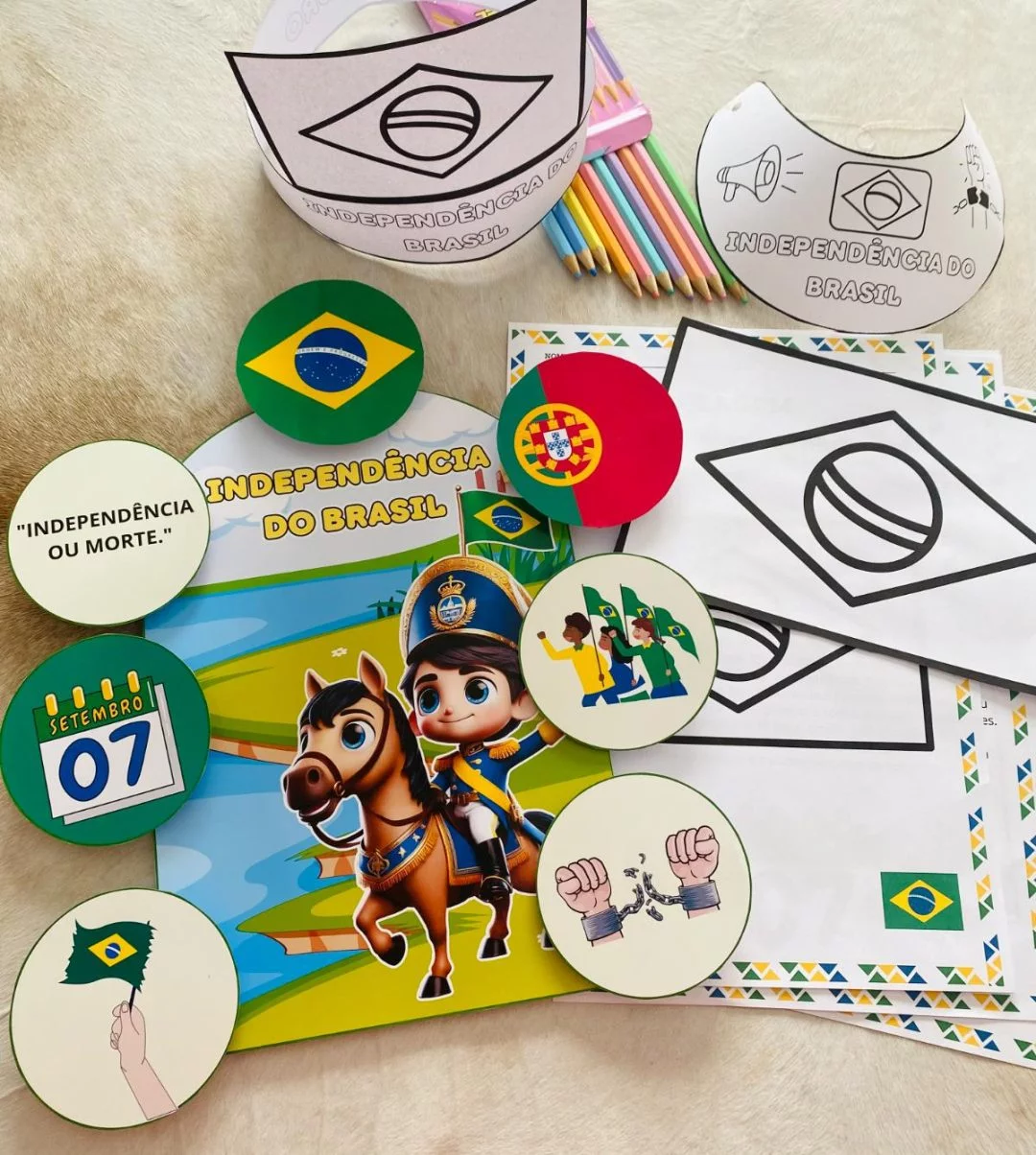 Kit Independência do Brasil – Atividades Lúdicas e Educativas - Imagem 5