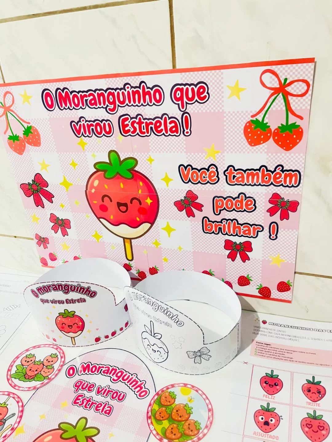 O Moranguinho que Encanta e Ensina! - Imagem 7