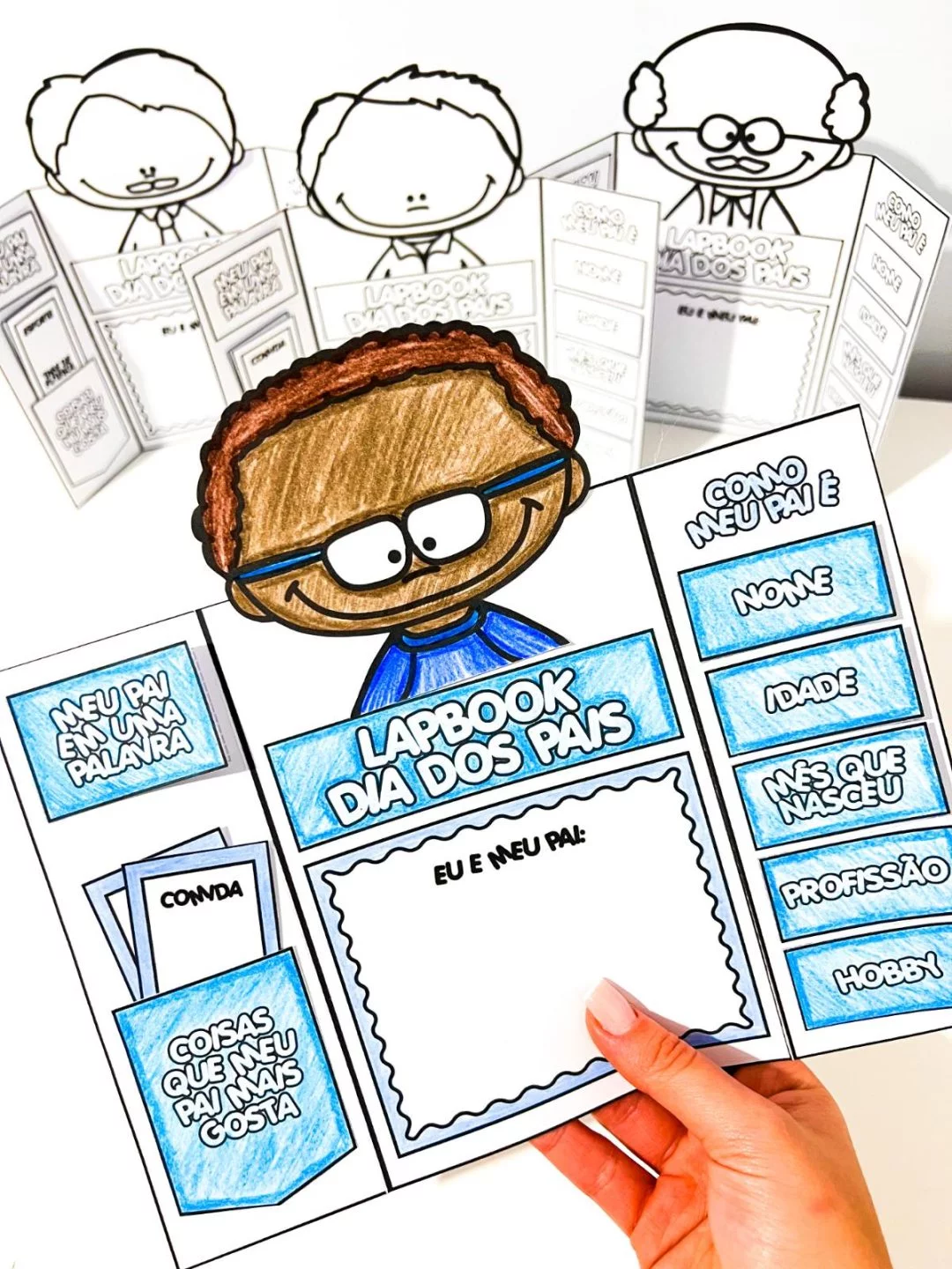 Lapbook Dia dos Pais – Um presente cheio de amor, afeto e criatividade! - Imagem 6