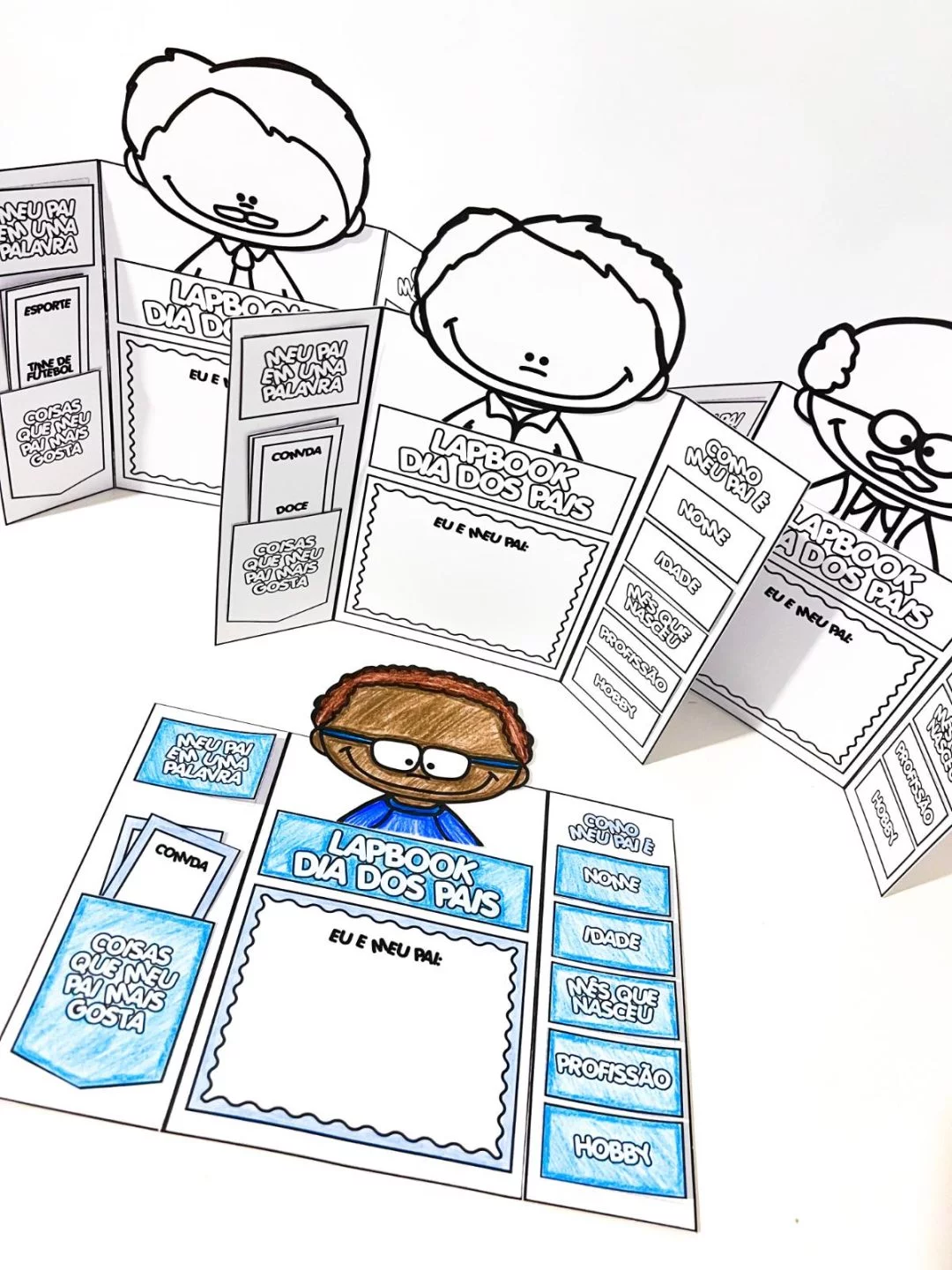 Lapbook Dia dos Pais – Um presente cheio de amor, afeto e criatividade! - Imagem 4