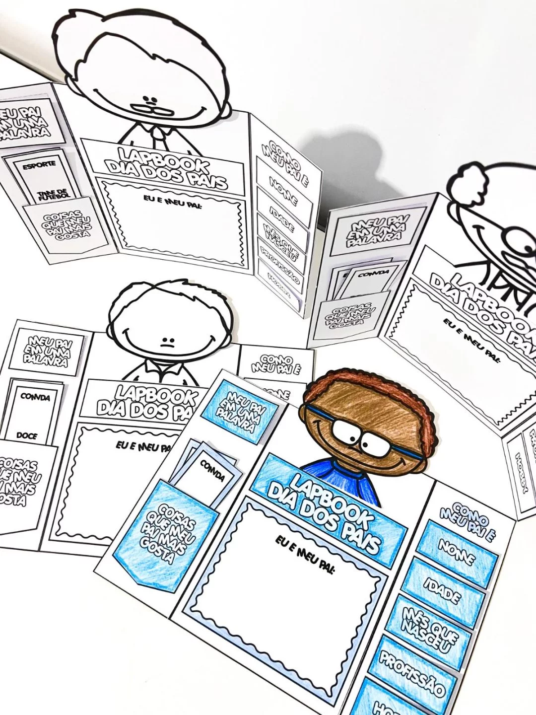 Lapbook Dia dos Pais – Um presente cheio de amor, afeto e criatividade! - Imagem 2