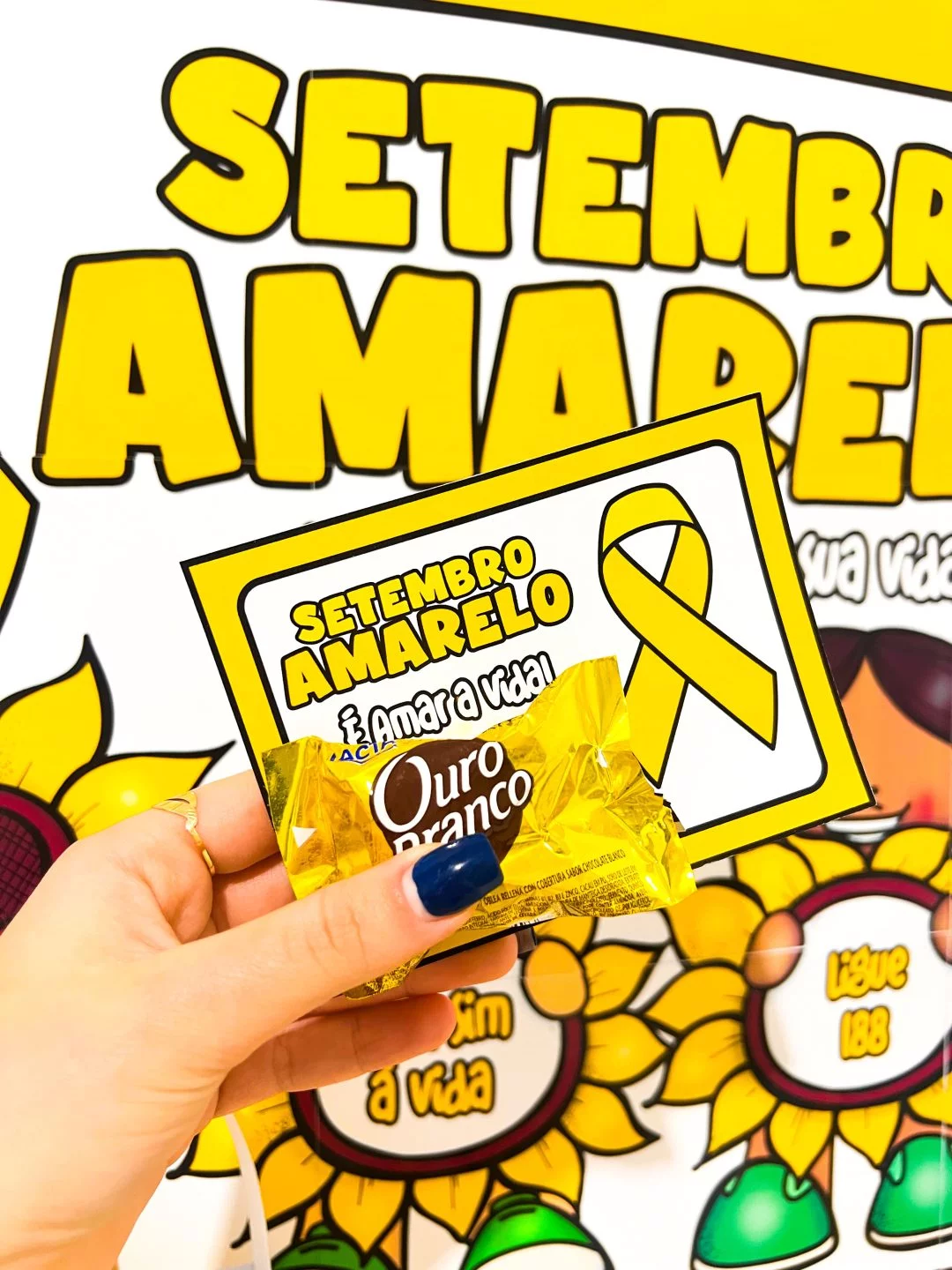 Kit Painel e Lembrancinhas – Setembro Amarelo - Imagem 8
