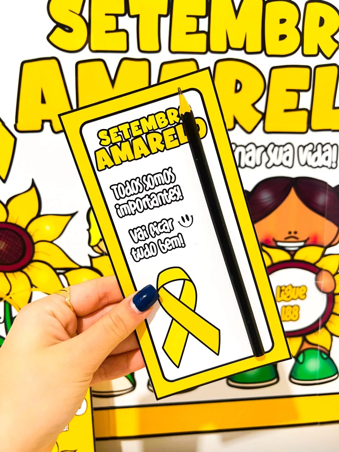 Kit Painel e Lembrancinhas – Setembro Amarelo - Imagem 3