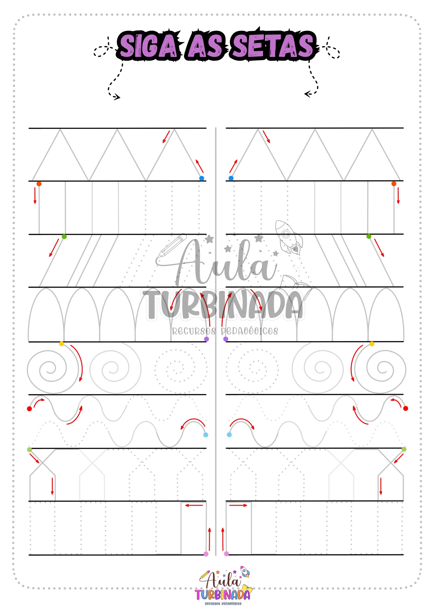 Tracejado - Siga as Setas - Imagem 2